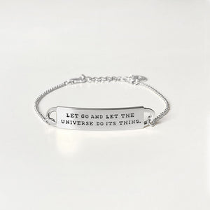 Engraved Fortune Bracelet:
